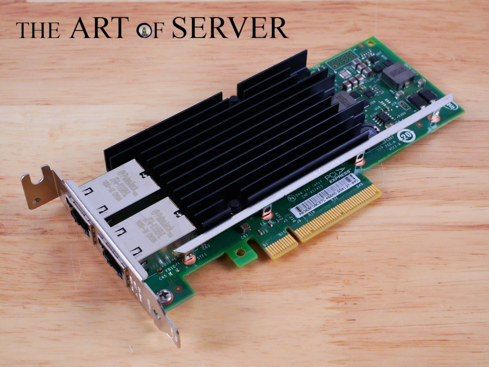 Intel X540-T2 10Gb 10GBaseT RJ-45 PCIe 3.0 x8 NIC Low Profile (IBM 49Y7972)