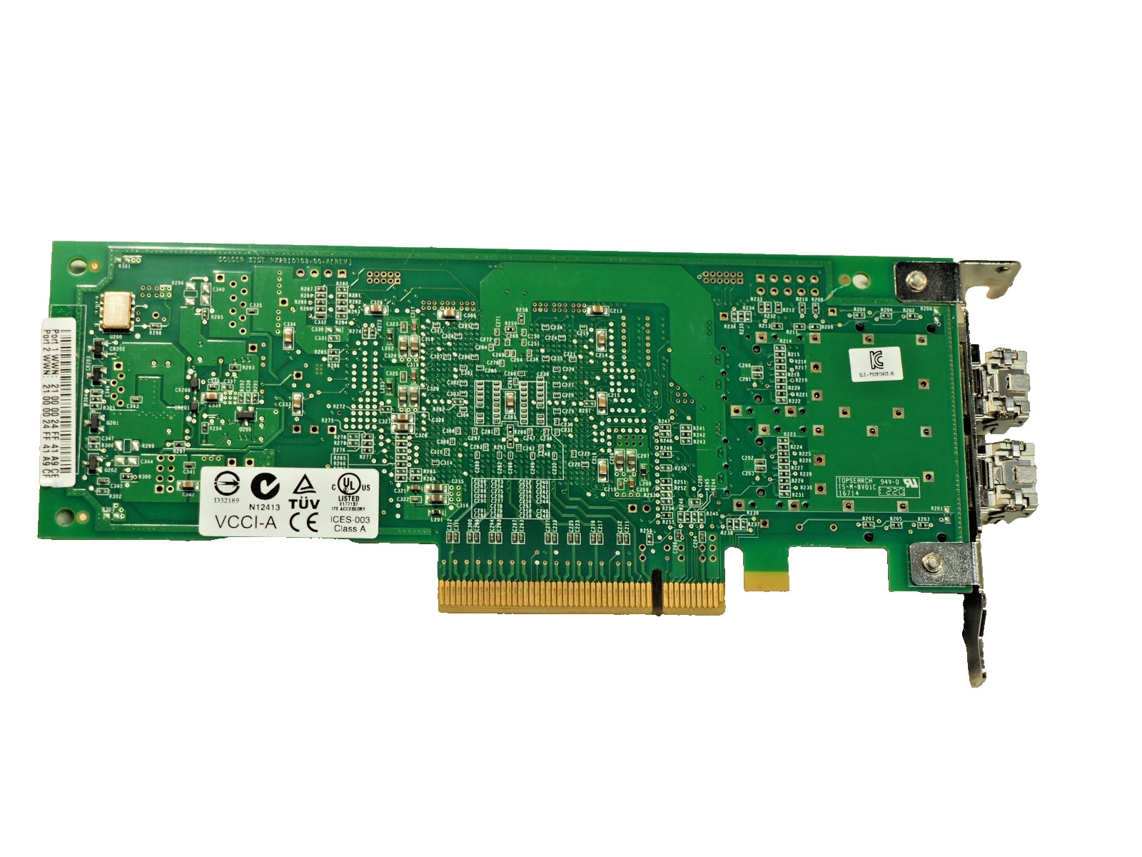 Fujitsu PX2810403-57 Qlogic QLE2562-F Dual 8G FC Fibre Channel HBA Card w/2*SFP