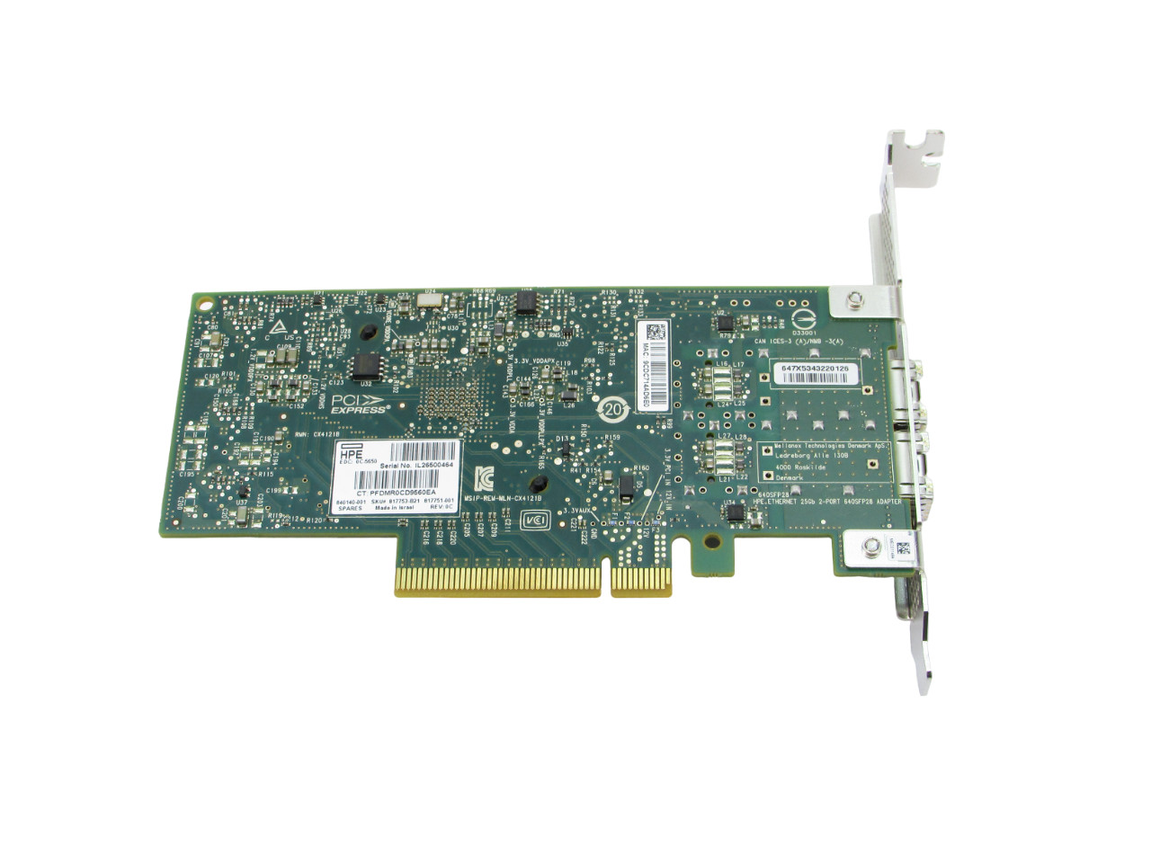 HPE Mellanox MCX4121A-ACUT 10/25GbE NIC 840140-001 Adapter Card