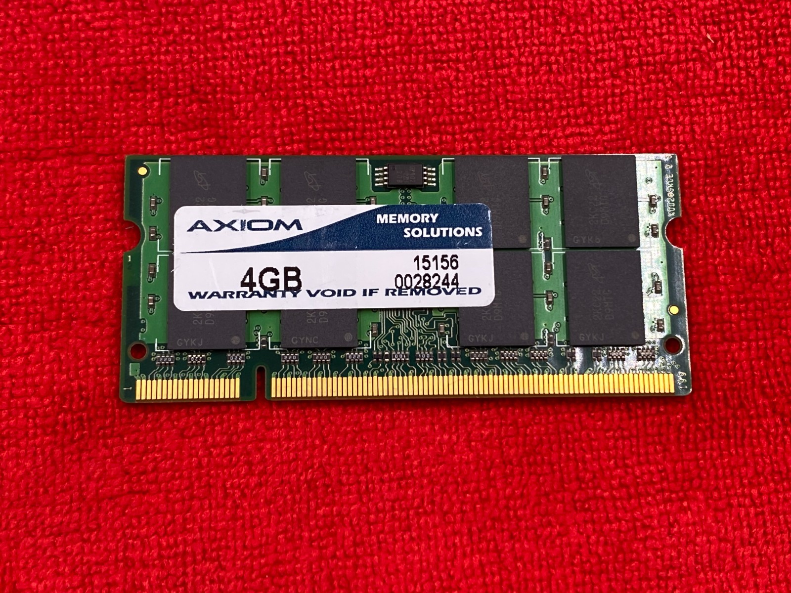 1 x AXIOM 4GB DDR2 PC2-6400 SODIMM FOR LAPTOP/ COMPATIBLE PC BLADES/MACBOOK