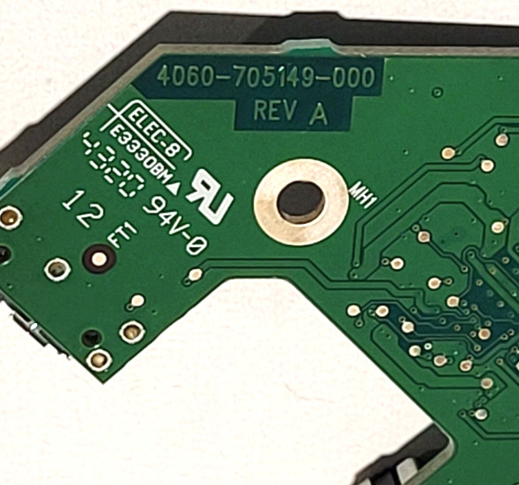 Controller/PCB 4060-705149-000 A WD My Book 4061-775213-100 REV. AA 5 USB 3.0