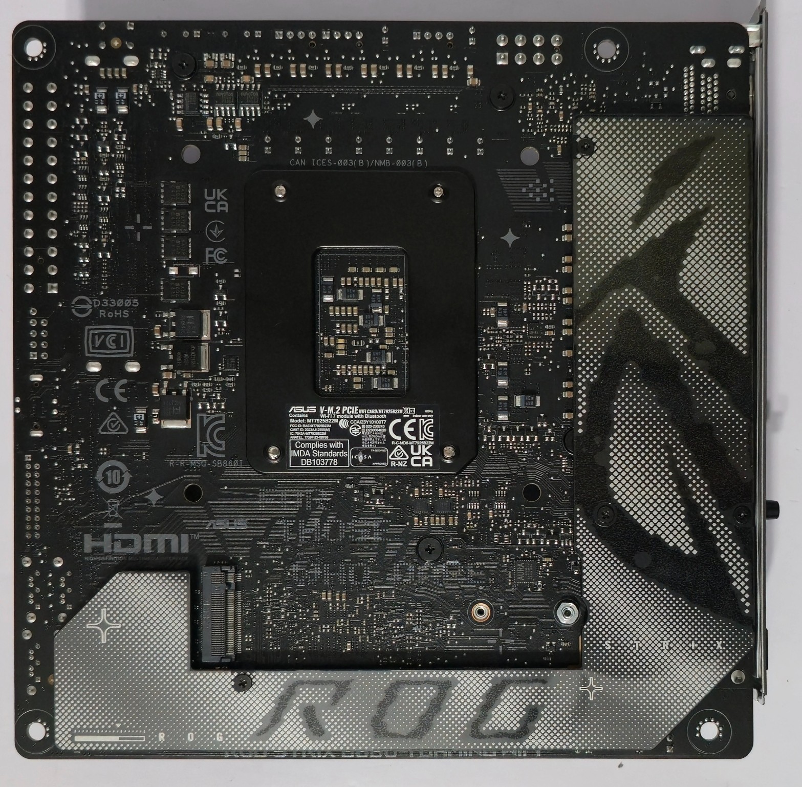 ASUS ROG STRIX B860I GAMING WIFI Mini ITX LGA1851 DDR5 WiFi 7 *No WiFi Antenna*