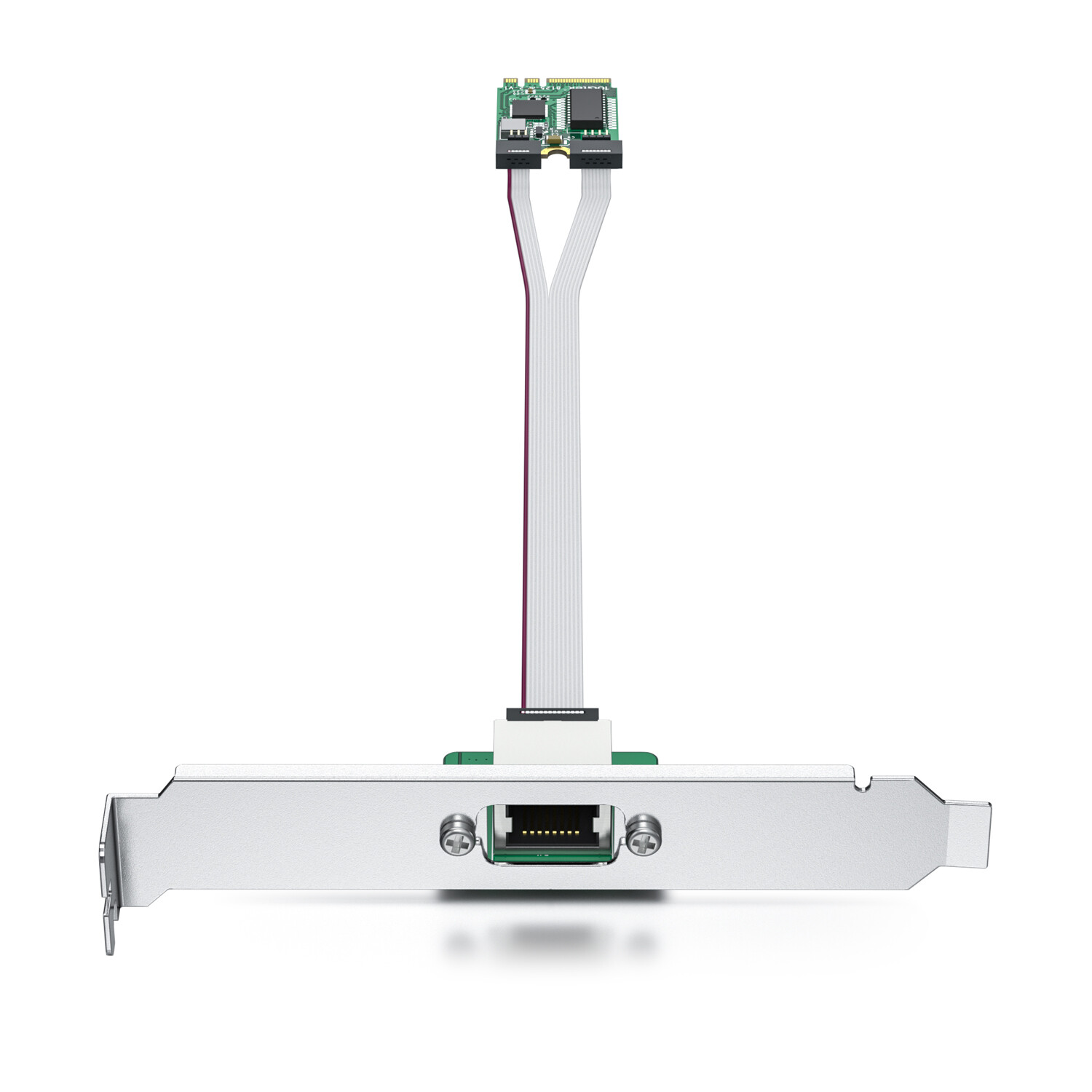 2.5GBE Gigabit Ethernet Network Card, M.2 A+E Key to RJ45 w/ 18cm cable