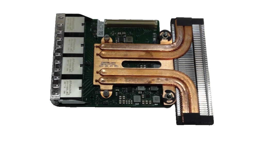 64PJ8 DELL INTEL X550-T4 10GB 4-PORT RJ-45 NETWORK DAUGHTER CARD 064PJ8