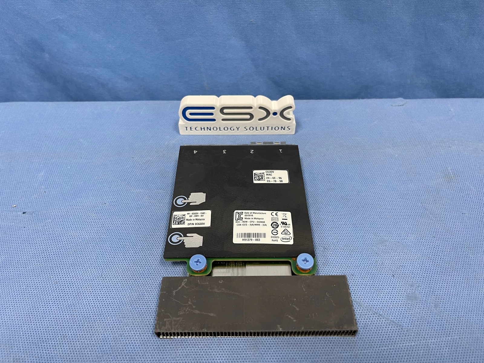 Dell C63DV Intel i350/X520 2x 1GbE, 2x 10G SFP+ Network Daughter Card R630 R730