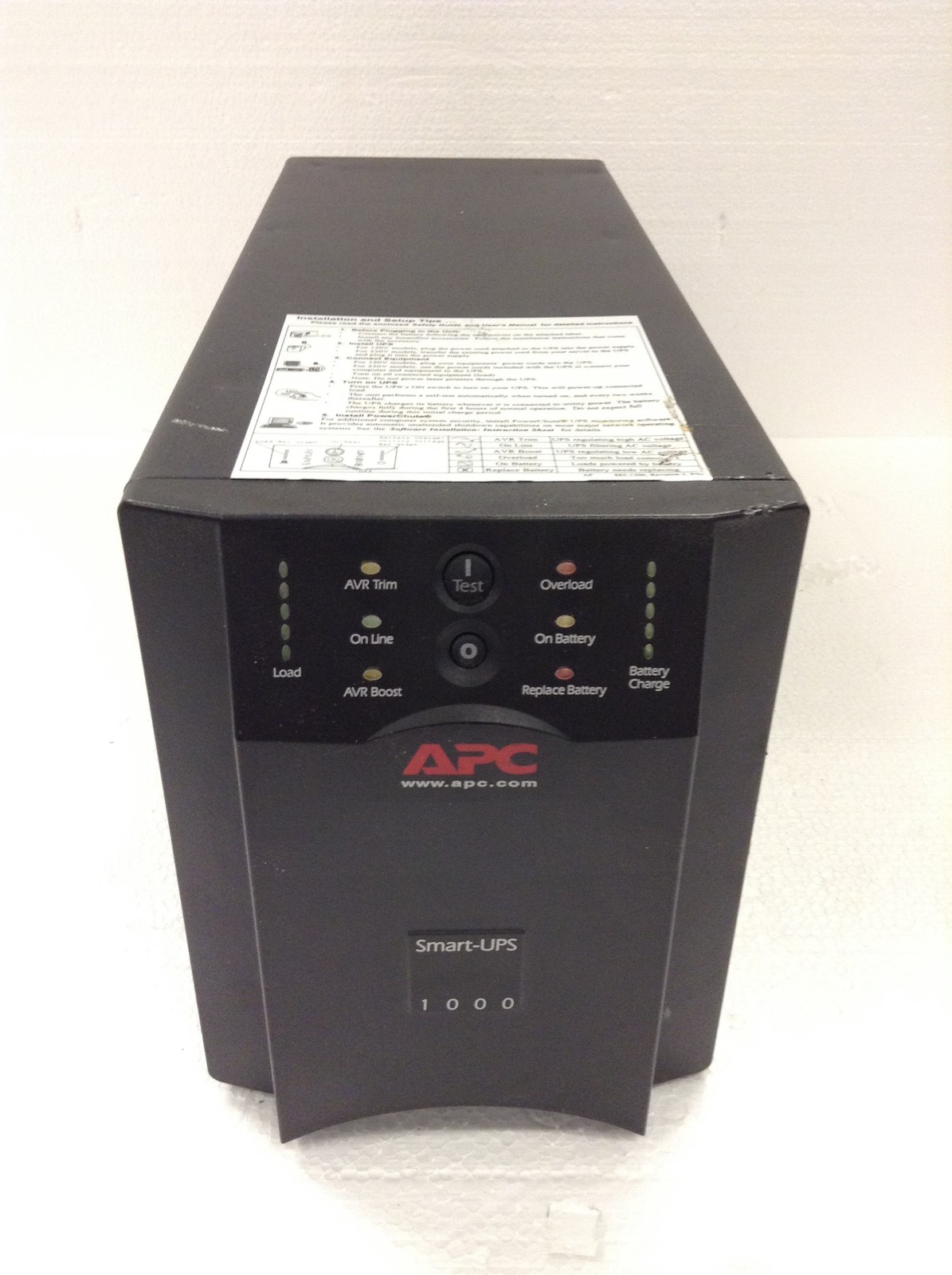 APC Smart-UPS 1000 SUA1000 1000VA UPS Backup 8 Oulets No Battery FREE SHIPPING