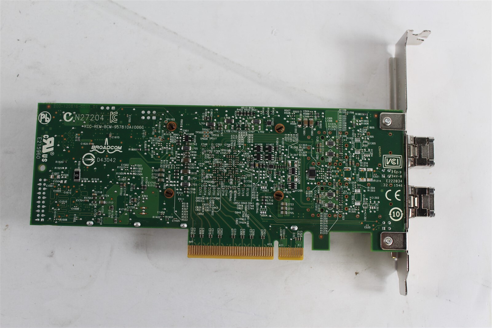 Dell N20KJ Broadcom 57810S 2-Port 10Gb PCIe Full Profile Network Adapter w/ SFP