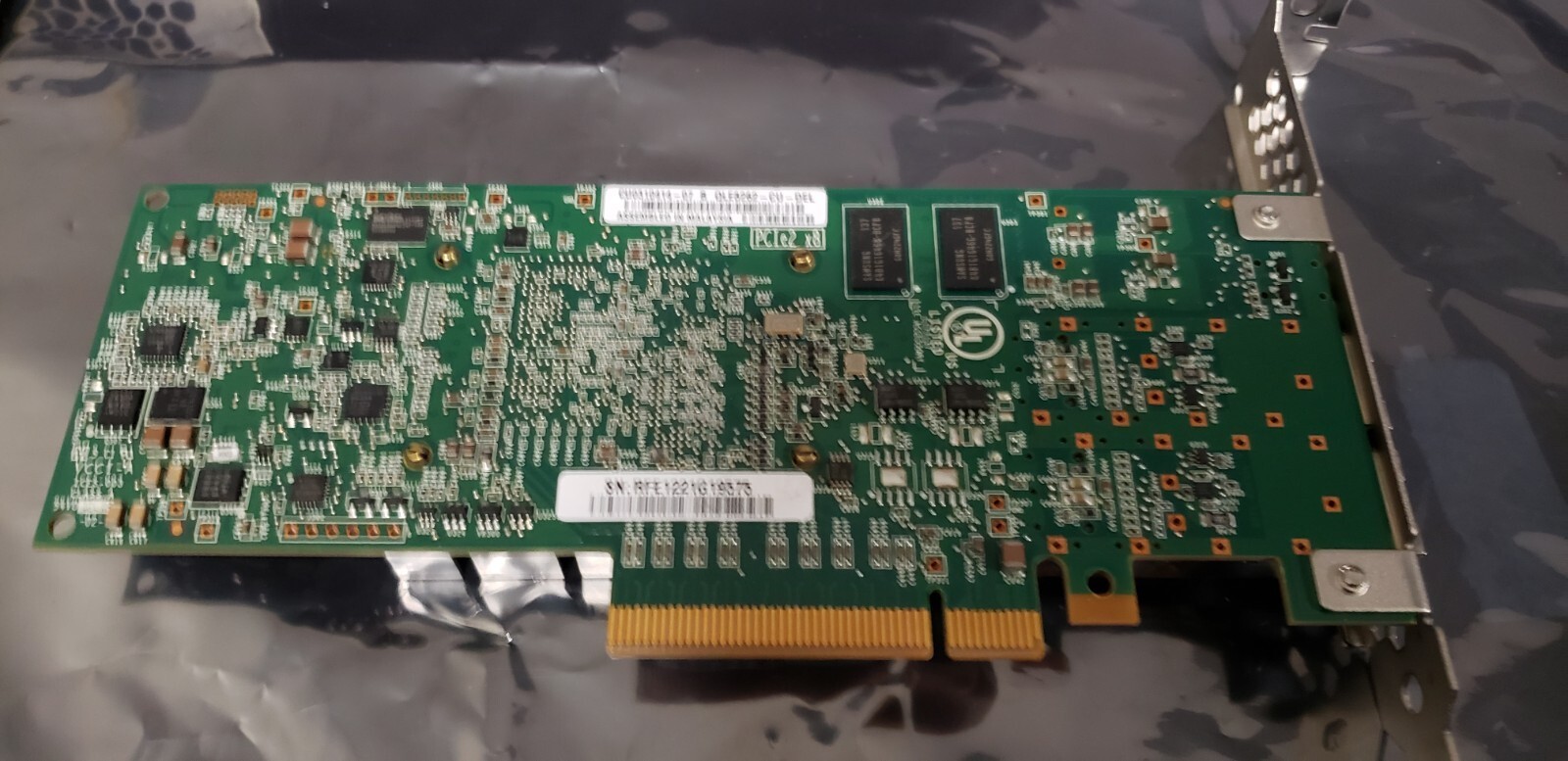 Dell QLogic QLE8262-CU-DEL, 10GbE SFP+, 2-Port PCIe, 2.0 x8 SFF CNA Adapter Card