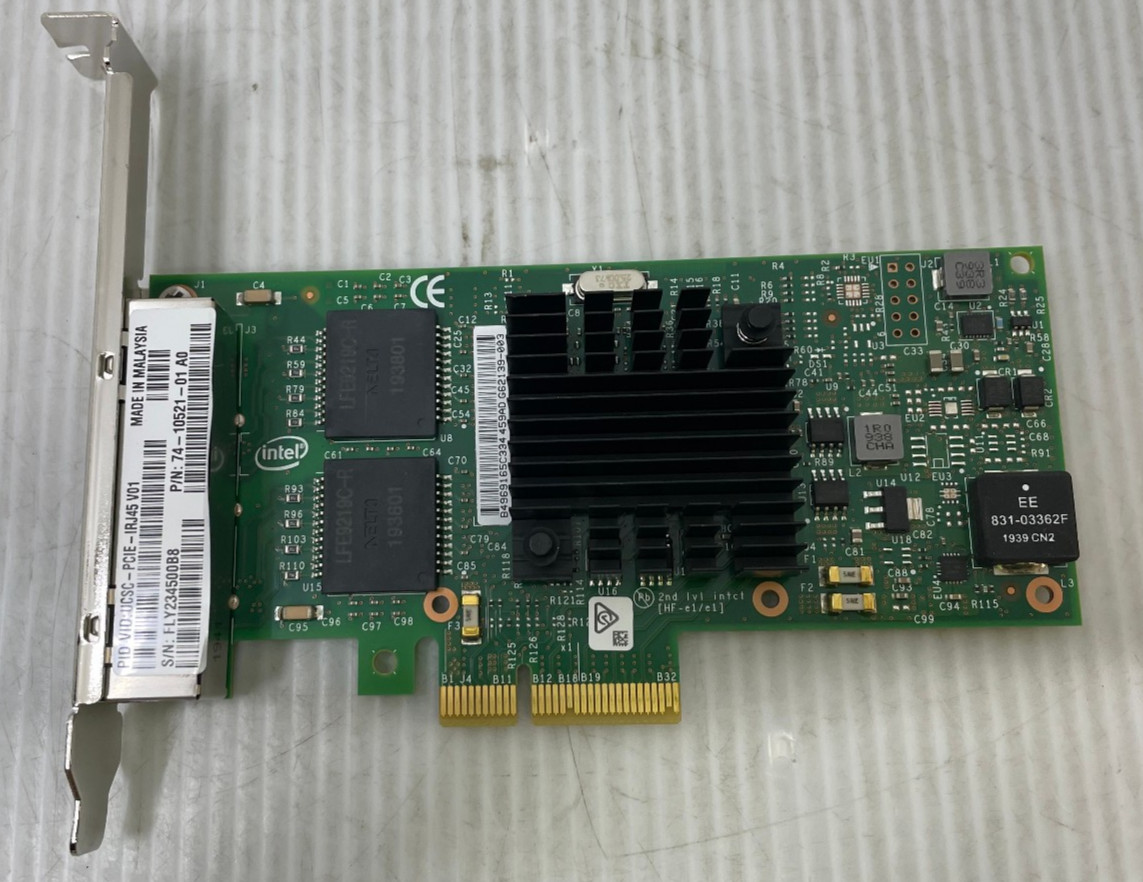 Cisco Quad Port 1Gb Network Adapter 74-10521-01 A0 Full Height