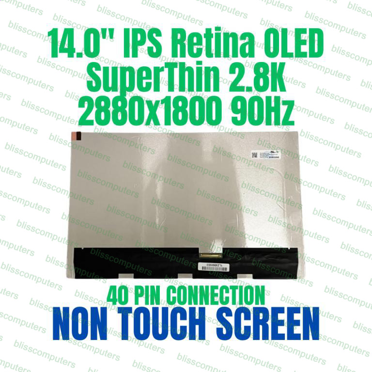ATNA40YK07 2880×1800 90Hz 14″ OLED LCD LED Screen Non Touch Replacement Panel