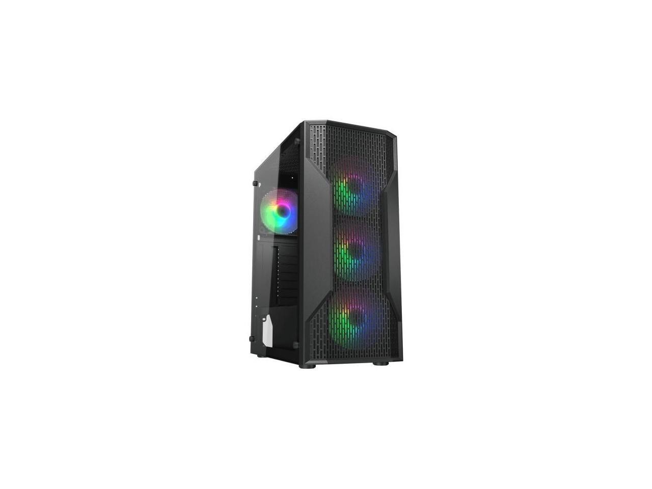 COUGAR MX110 RGB Mid-Tower ATX PC Case Built for Basics. Ready for More. 4X