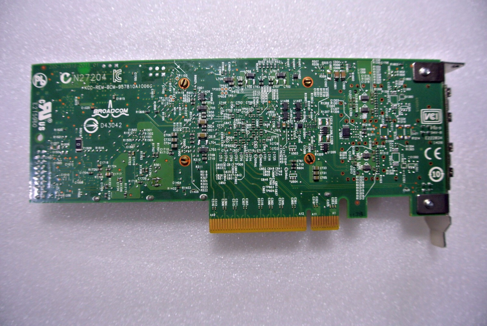 Dell Broadcom 57810S Y40PH Dual Port 10GbE PCIe Network Adapter Card LP SFF