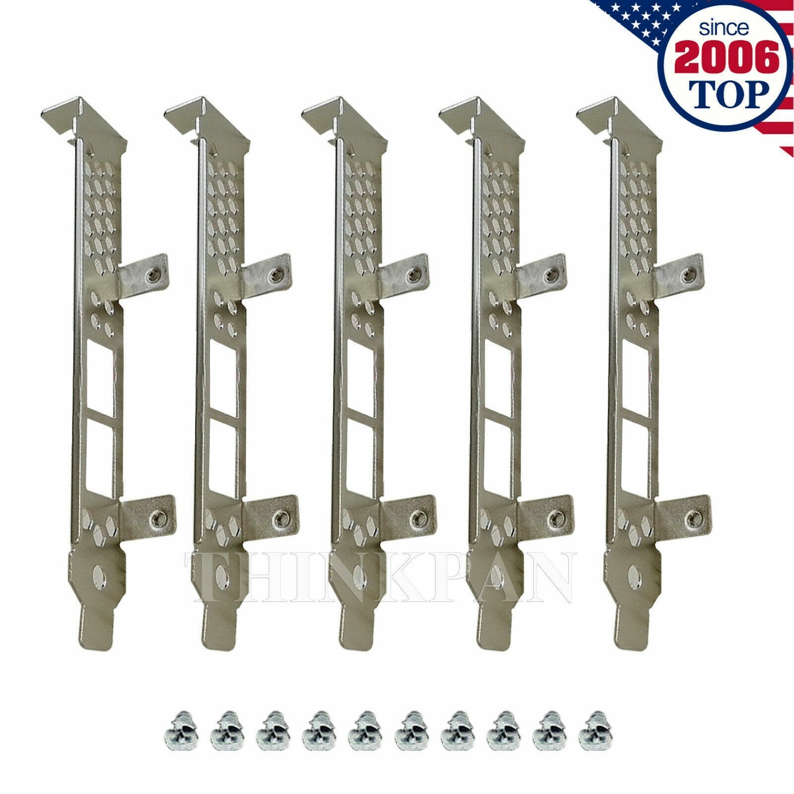 Lot of 5 Full Height Long Bracket For QLE8242 QLE8262 QLE3242 NC523SFP