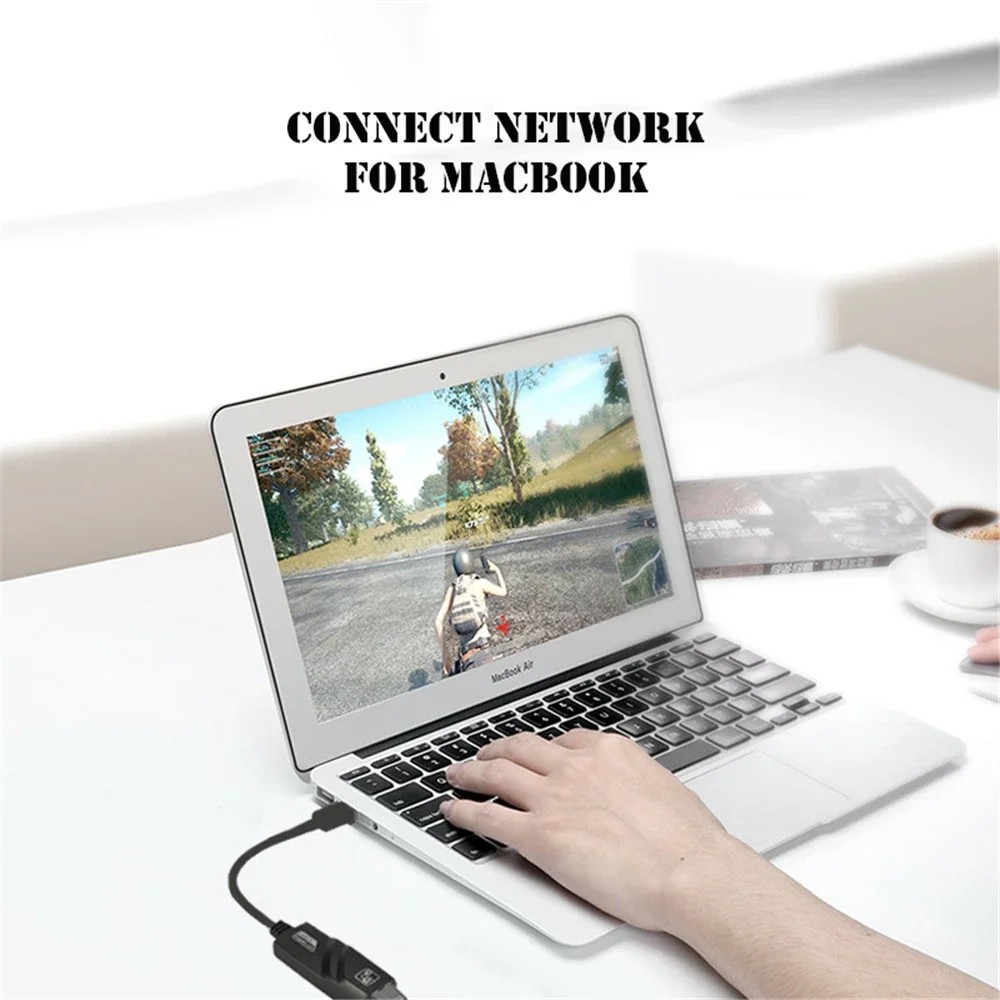 USB 3.0 to RJ45 Gigabit Ethernet Adapter 10/100/1000Mbps Type-C LAN Card