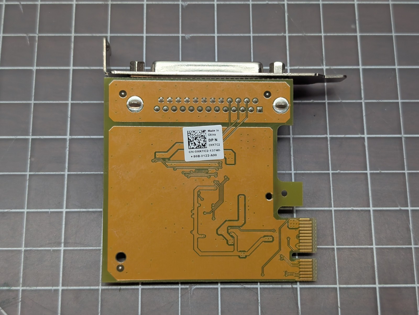Dell SUNIX PAR6408A 1Port IEEE1284 Parallel PCIe X1 Board 0XKTC2