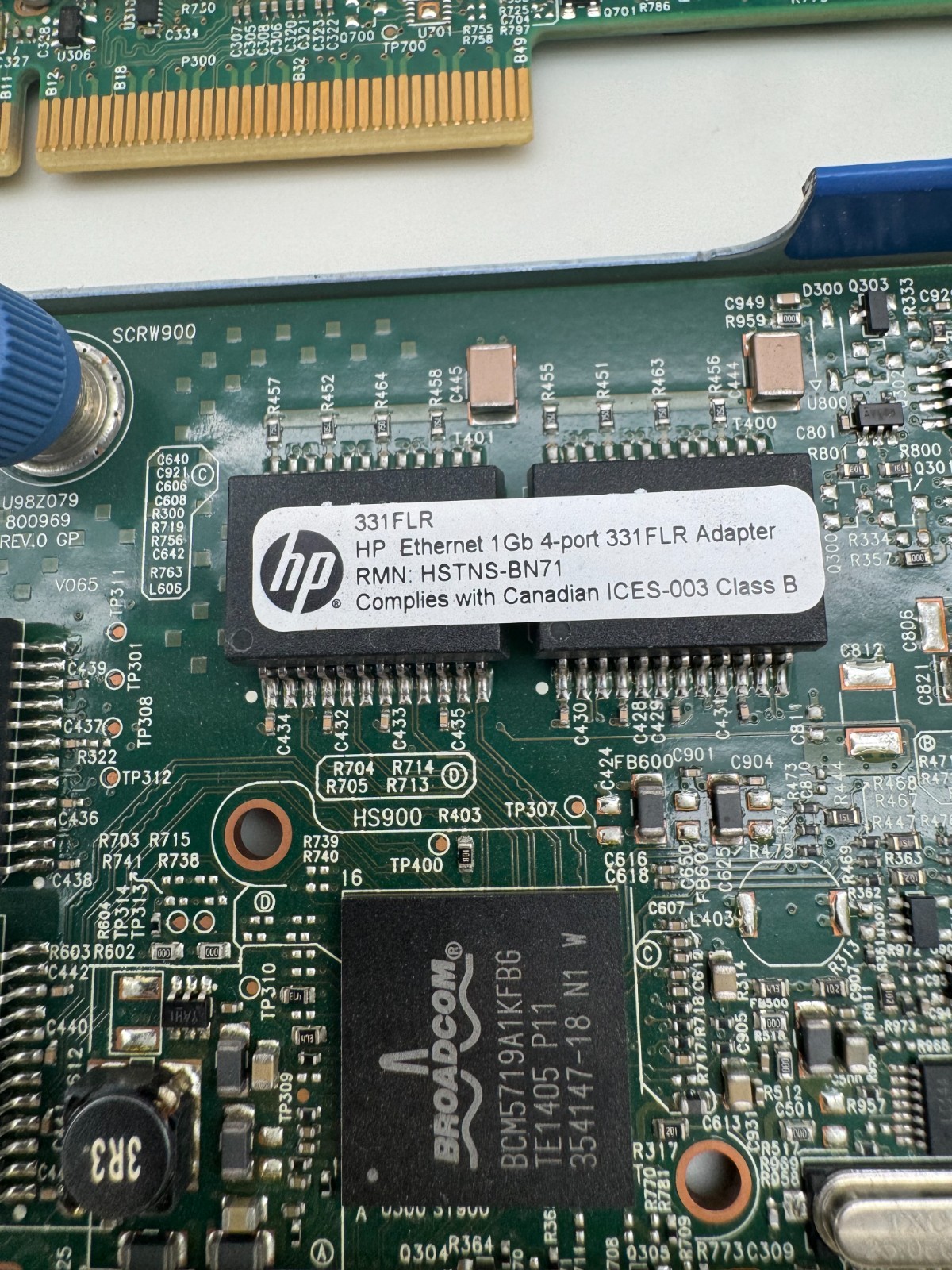 HP 331FLR FlexibleLOM 4-Port Gigabit Ethernet Adapter 629133-002 Lot of 3