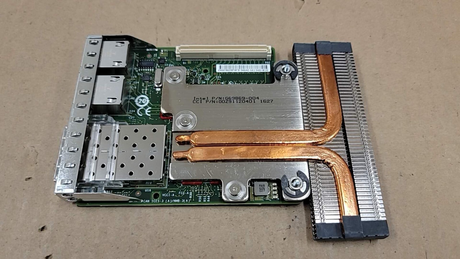 1 PCS Dell C63DV Intel i350/X520 2x 1GbE, 2x 10G SFP+ Network Daughter Card