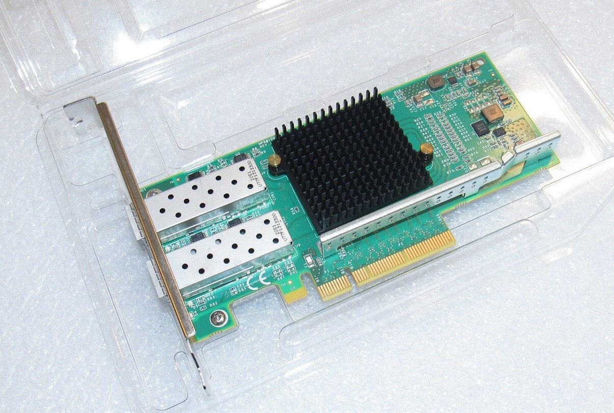 Silicom Dual-Port 10Gbps SFP PCIe NIC CARD PE210G2SPI9AE-XR-NU Tall Bracket