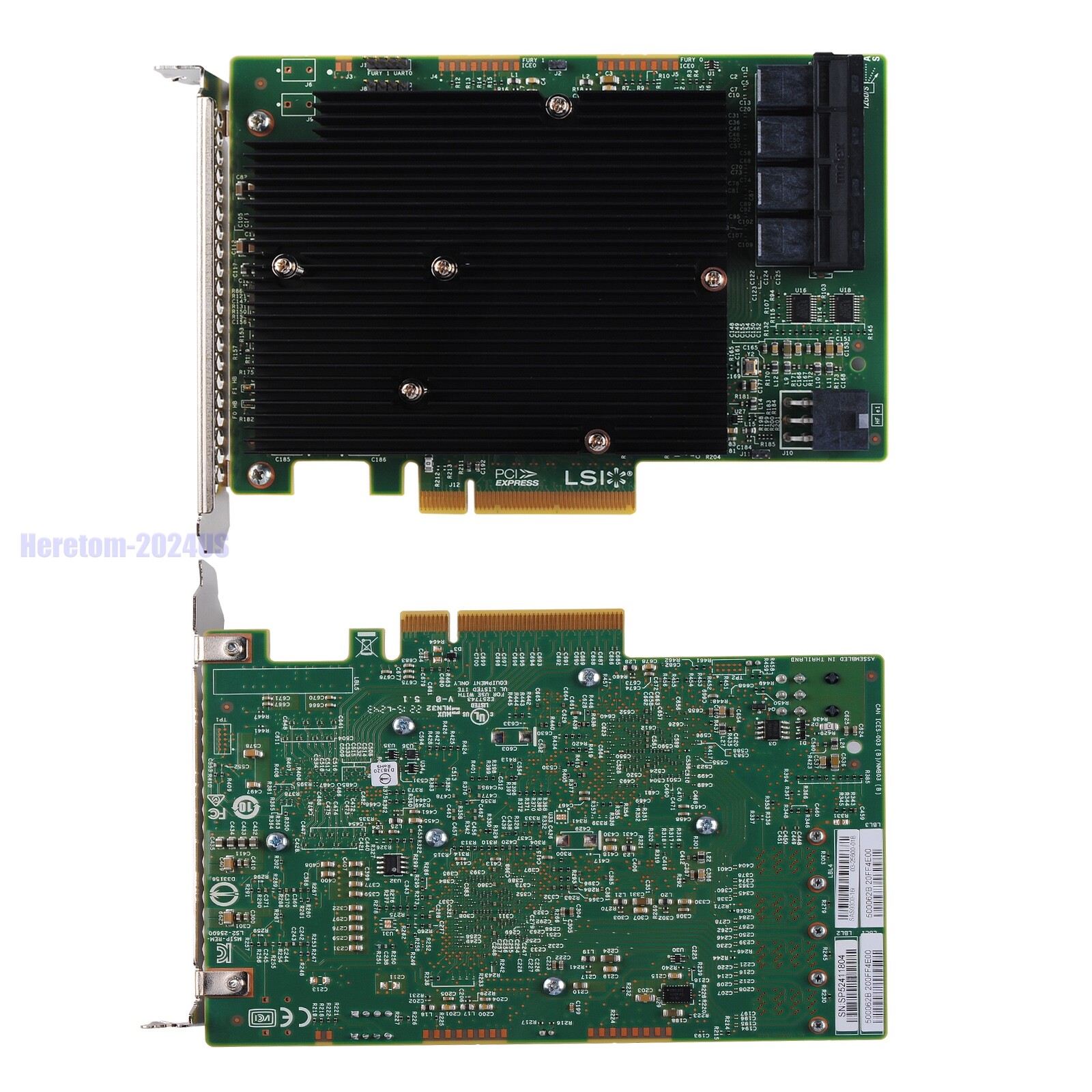 New LSI 9300-16i 16-port SAS9300-16I 12GB/s HBA IT Mode ZFS TrueNAS UNRAID US