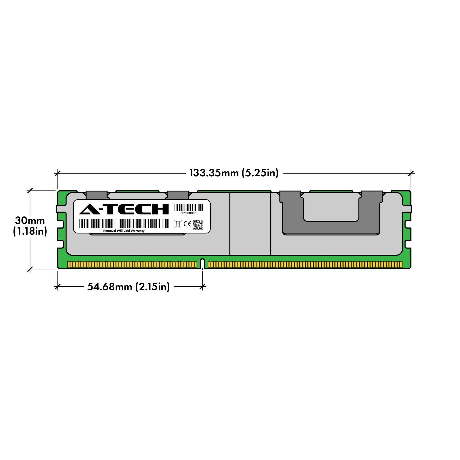64GB DDR3 PC3-12800 LRDIMM (Replacement for Samsung M386B8G70DE0-CK0) Memory RAM