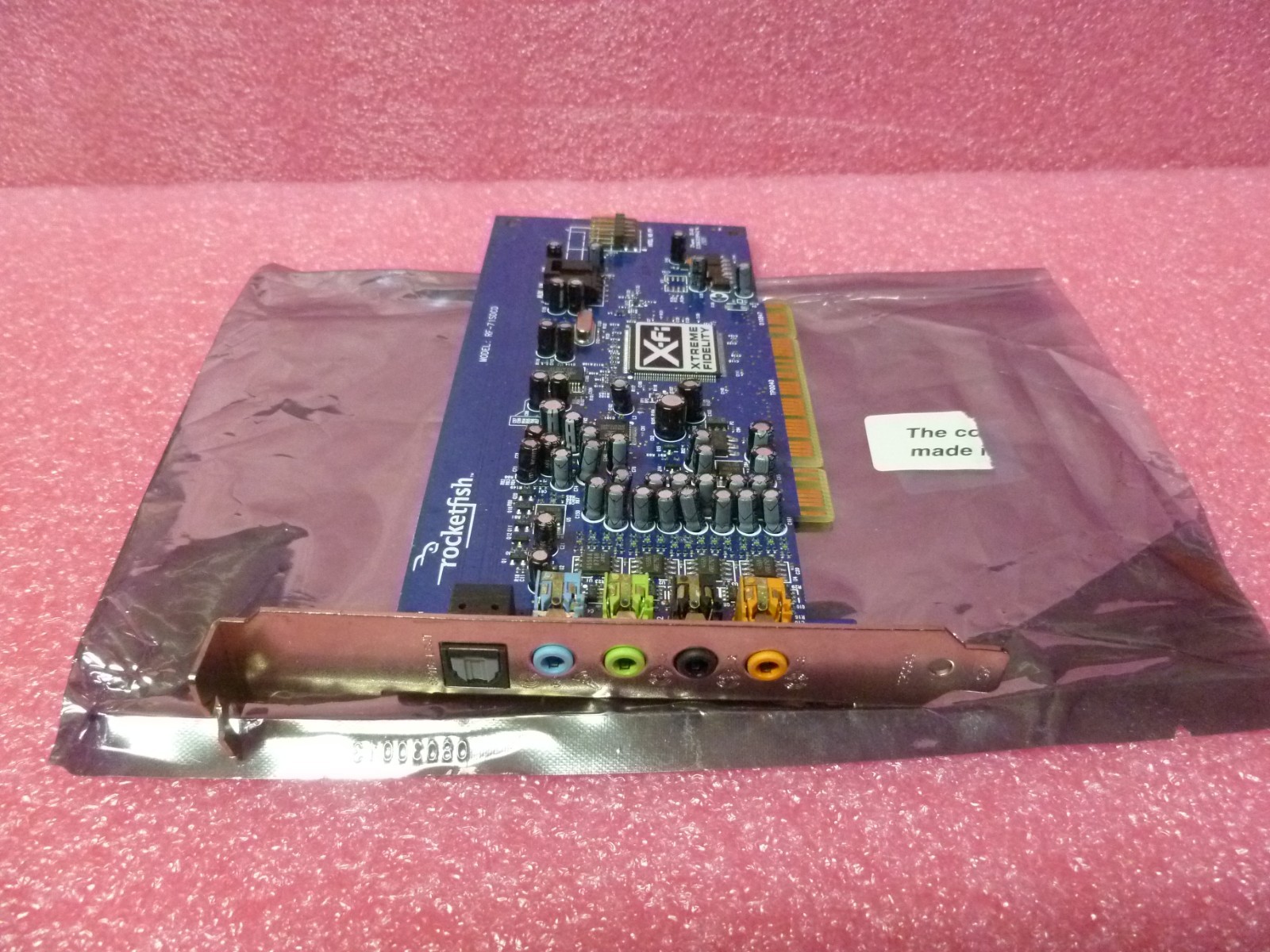 Rocketfish PCI Soundcard 7.1 RF-71SDCD X-FI Xtreme Fidelity