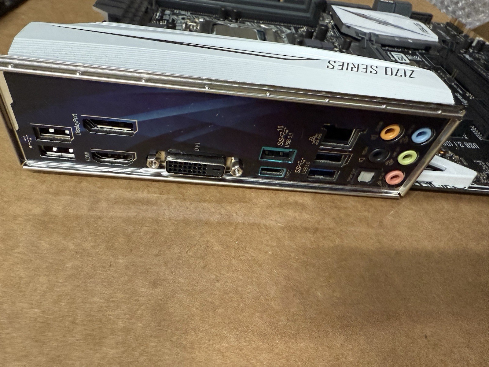 Asus Z170-PRO ATX Motherboard +i7-6700K CPU + I/O Shield Tested