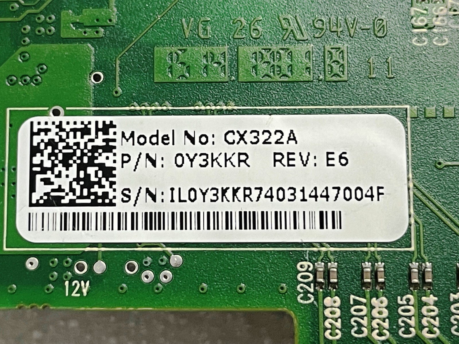 Y3KKR – Dell Mellanox ConnectX-3 10GbE Dual Port SFP+ Adapter Low Profile CX322A
