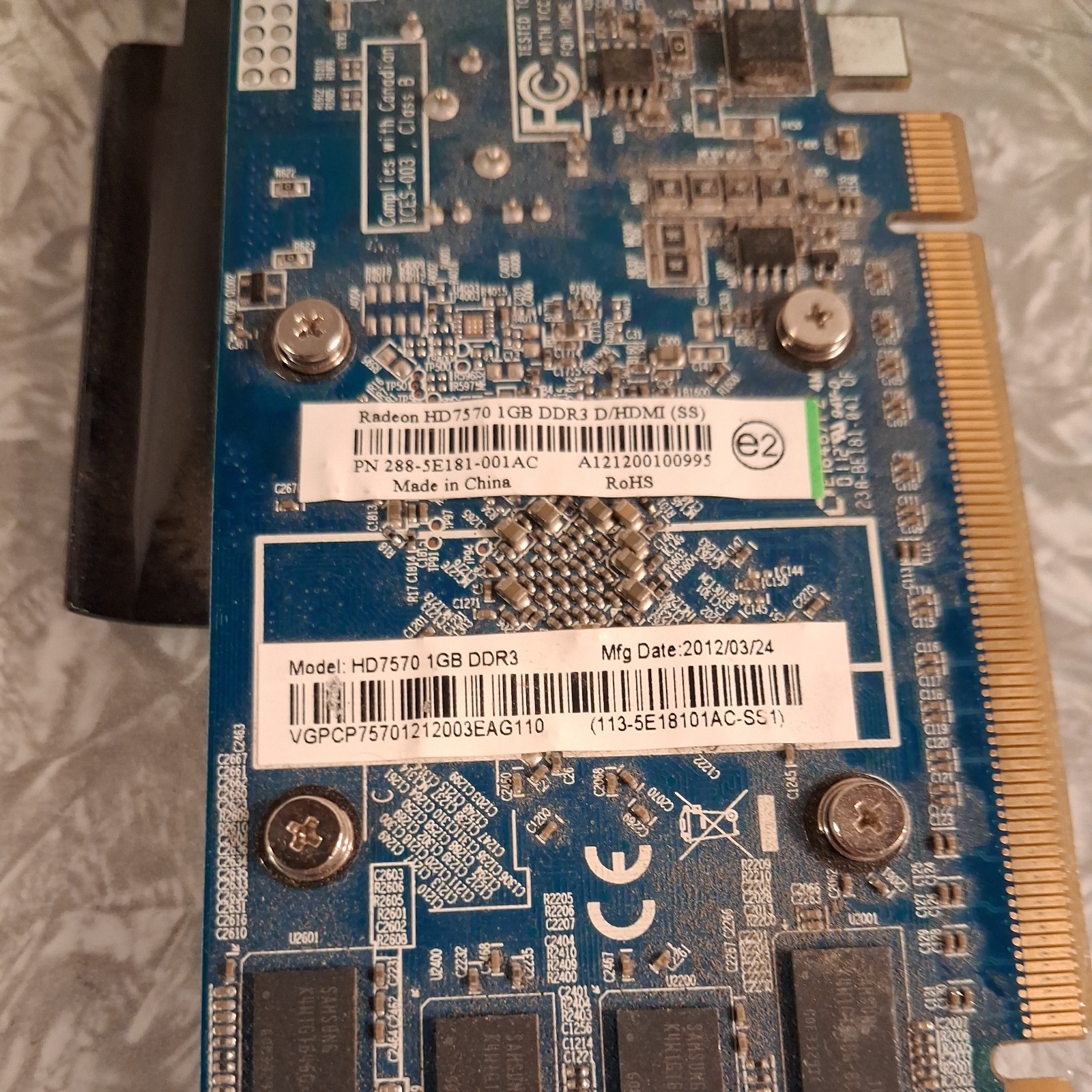 Lot of 6 Assorted Graphics Card video cards Untested Unknown Conditions