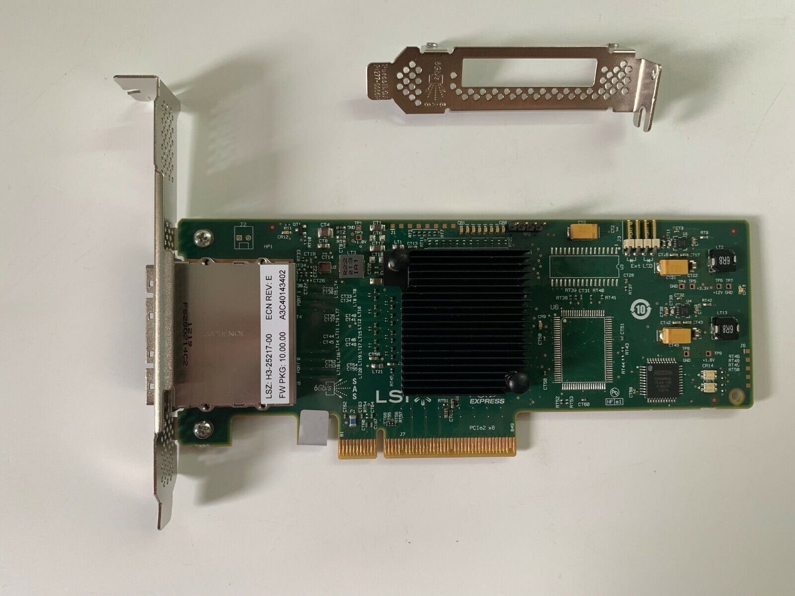 LSI 9200-8e 6Gbps 8-lane external SAS HBA IT Mode ZFS FreeNAS unRAID NoROM