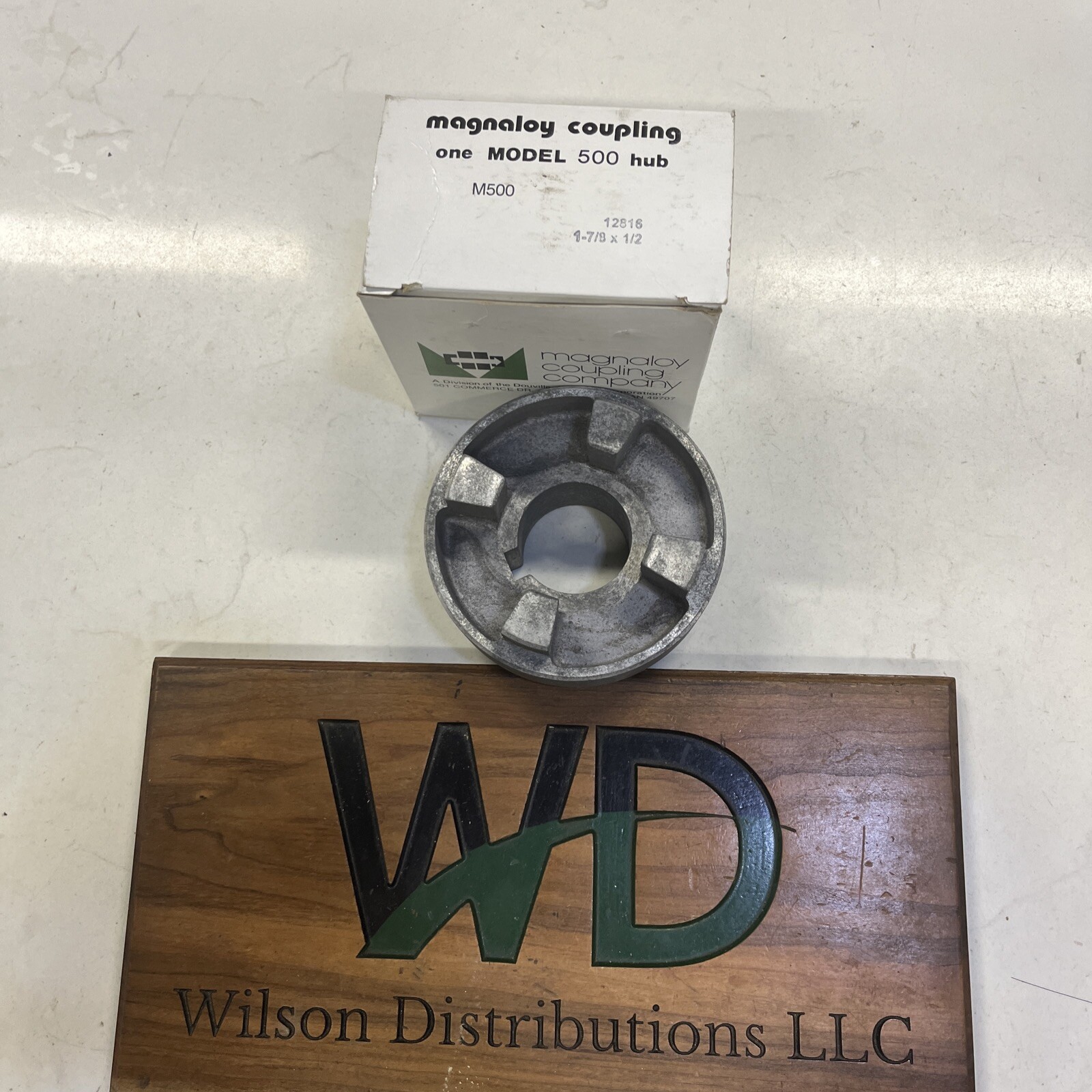 NEW MAGNALOY M50011612 COUPLING HUB MODEL 500 1-1/2″ BORE 1/2” KEYWAY