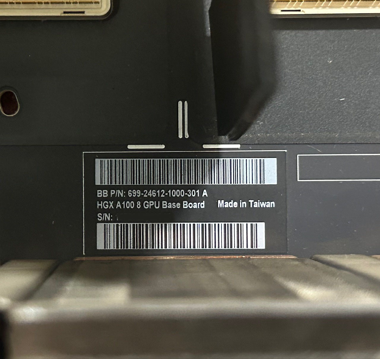 NVIDIA 699-24612-100-301 8x A100 SXM4 GPU BASEBOARD