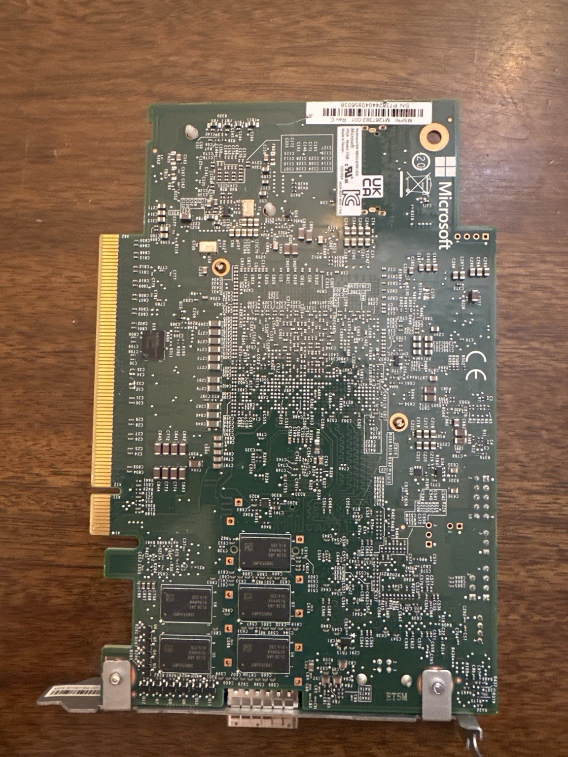Lot of 2 Microsoft PCIe Accelerator / Network Cards Server Hardware AS-IS Parts