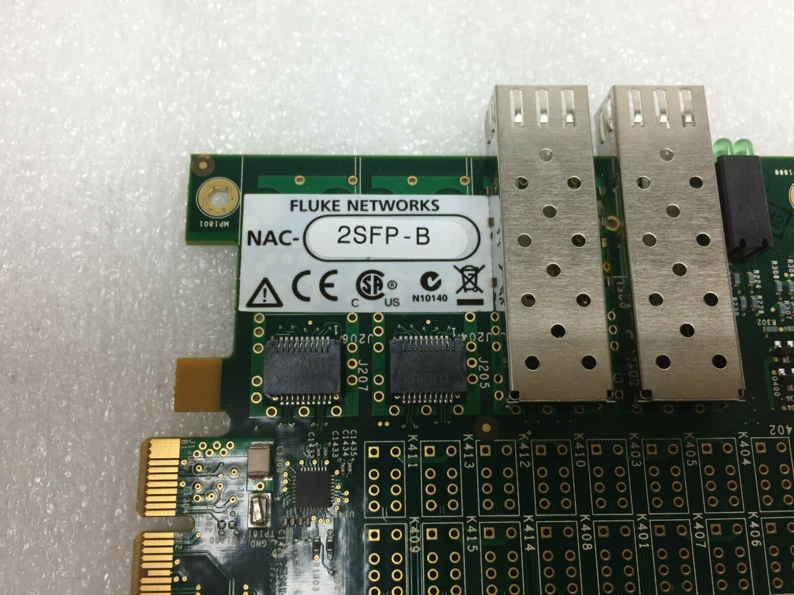 NAC-2SFP-B Fluke Networks Dual Port Fibre Channel Adapter Card Great Condition