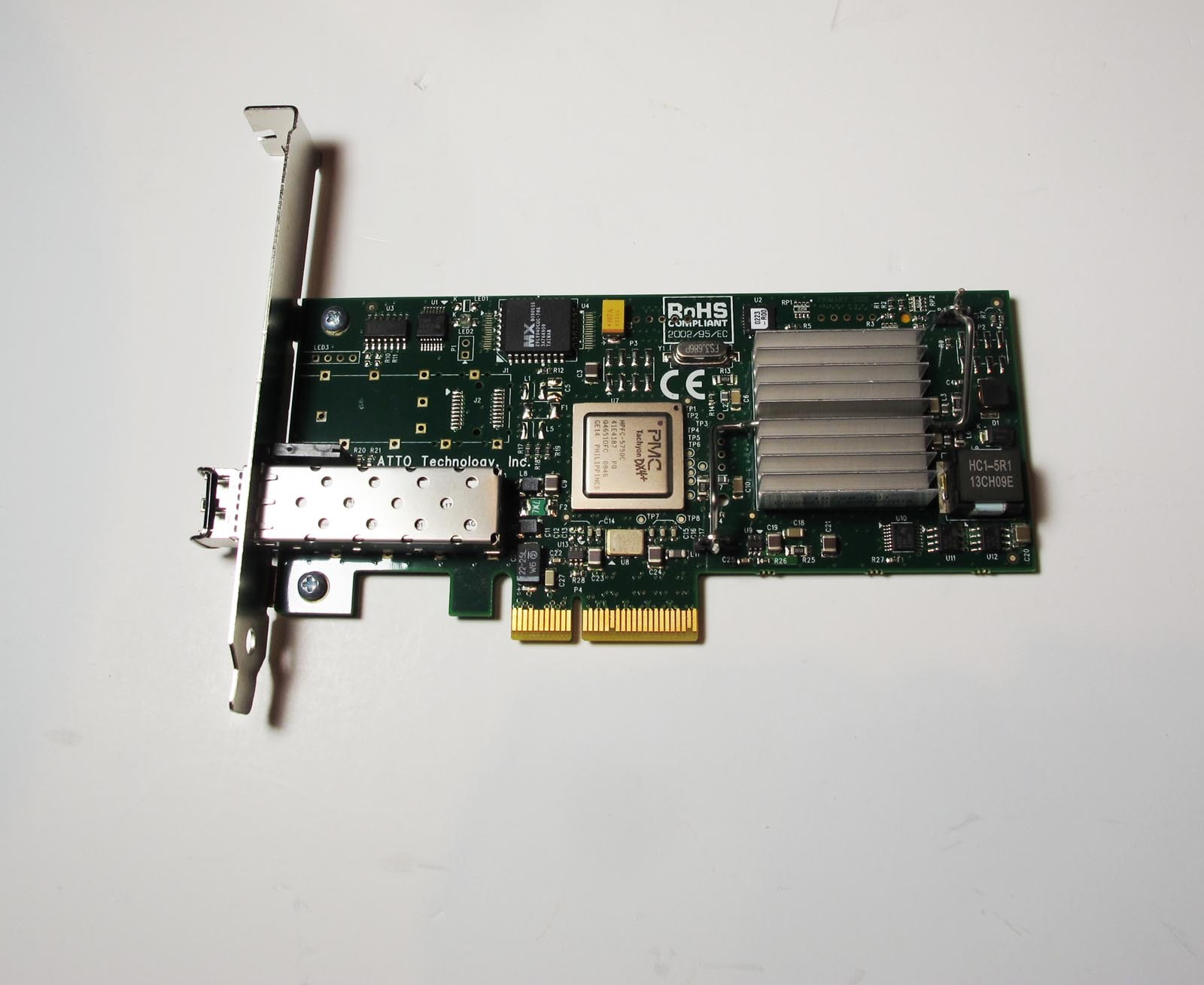 ATTO FC41ES 216V101C Rev D Fibre Network PCIe Card for Avid Unity – Excellent