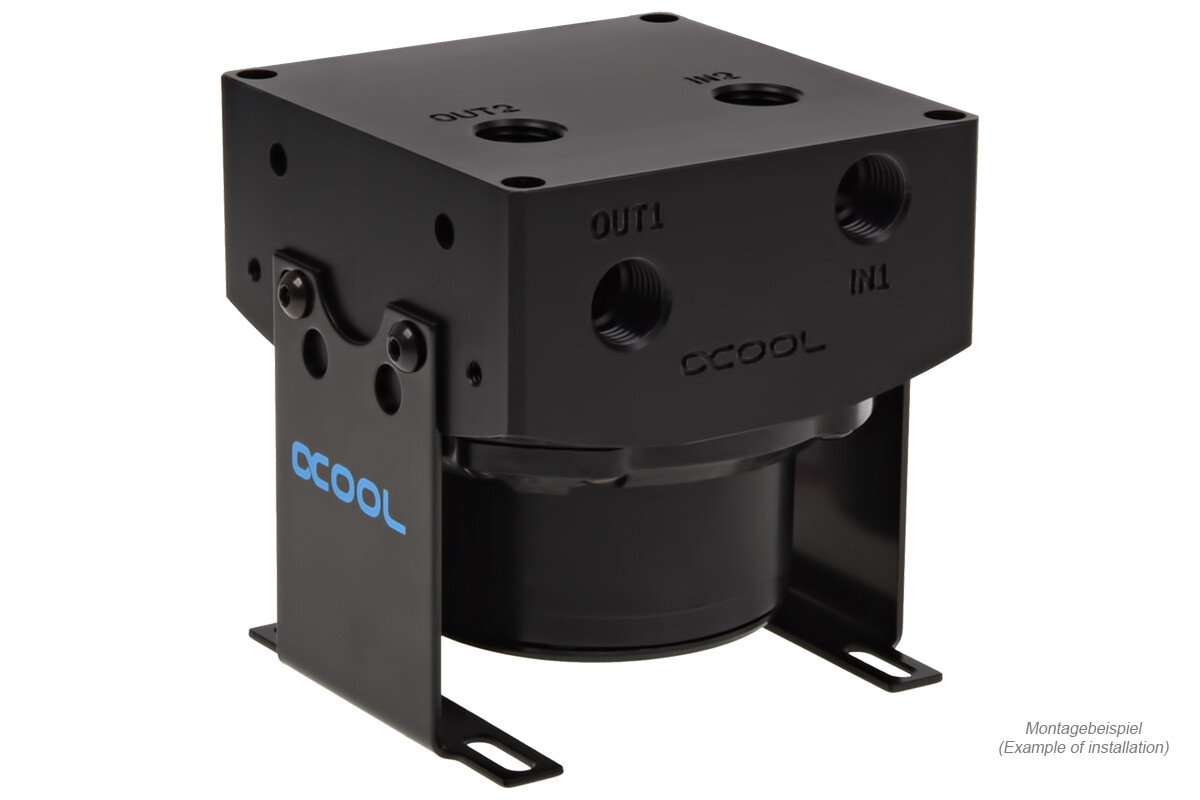 Alphacool Eisdecke D5 Pump Top V.3, Acetal, Pump Not Included