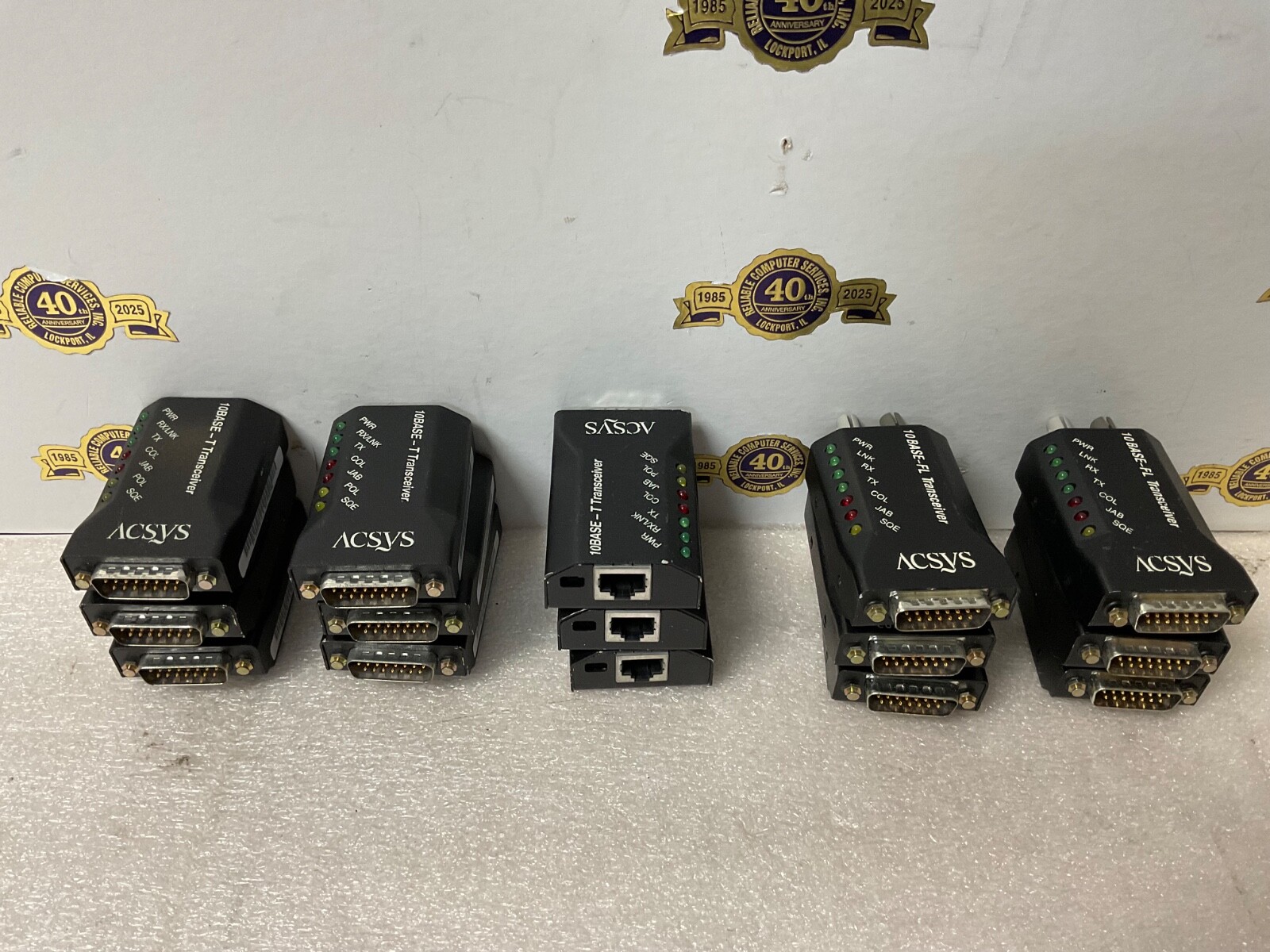 CONNECTWARE Lot 15 10BASE Transceiver -9- 98098-2 10BASE-T -6 98099-5 10BASE-FL