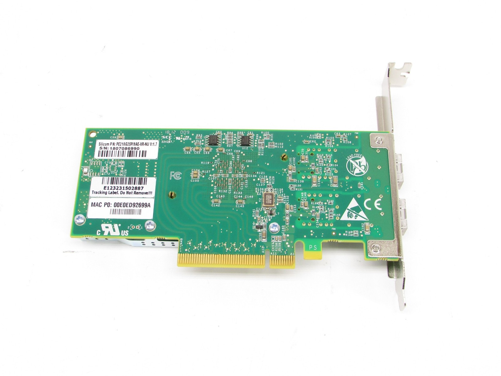 Silicom 2-Port 10Gb Ethernet Server Adapter PE210G2SPI9AE-XR-NU Network Card