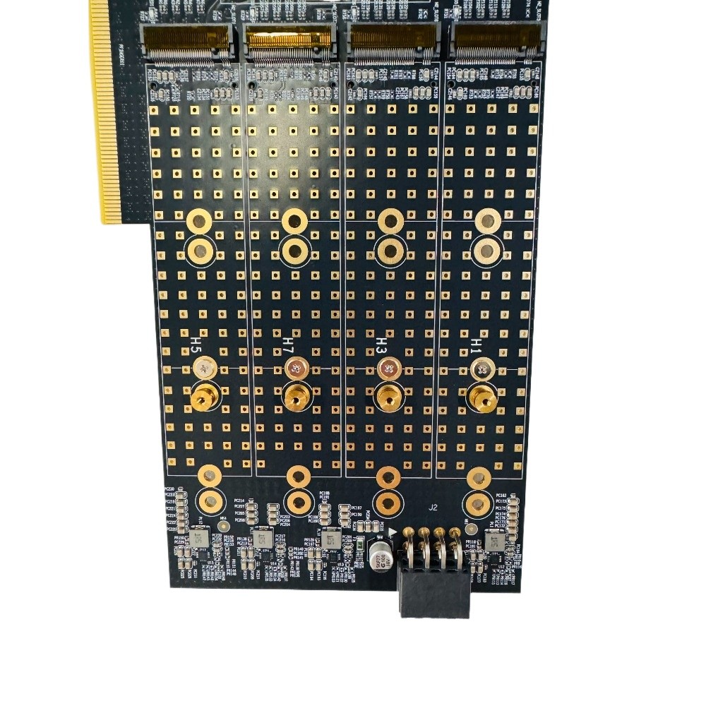 PEX8749 8Ports M.2 NVMe SSD PCI-E X16 PLX8749 Adapter M.2 IT Mode ZFS TrueNAS US