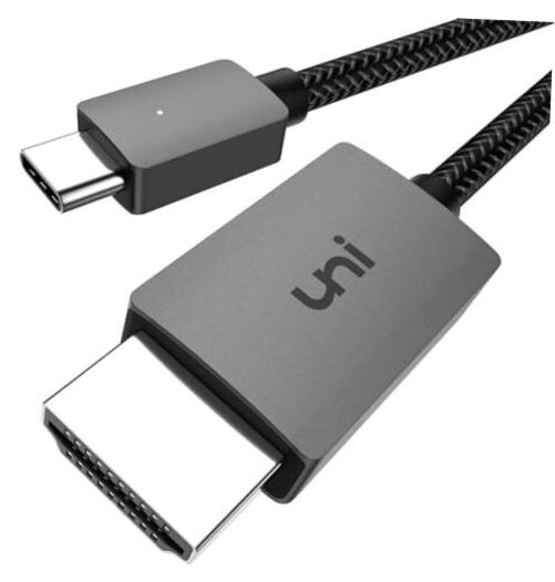 USB C to HDMI Cable, [4K, High-Speed] USB Type C to HDMI Cable 6FT Grey 1 Pack