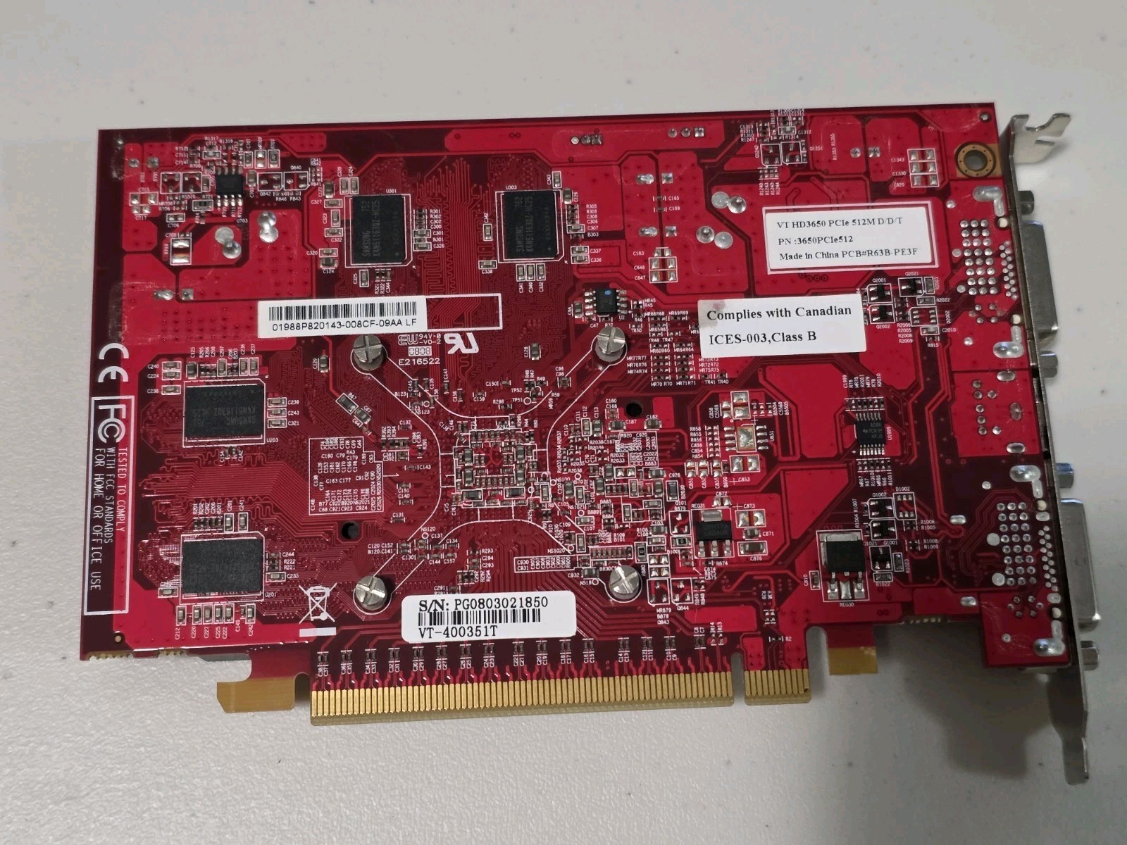 VisionTek ATI Radeon HD 4350 512MB DDR2 PCIe Graphics Card