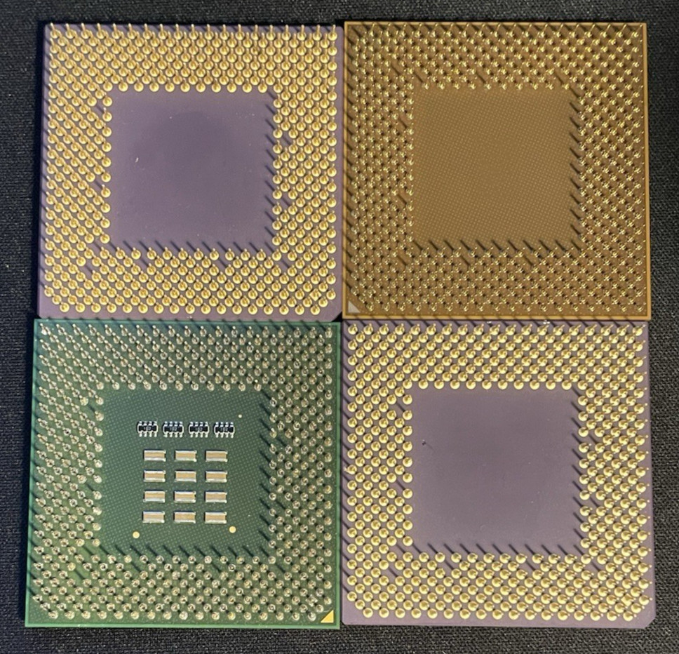 Lot of 4 Vintage AMD CPUs – (see description for model numbers)