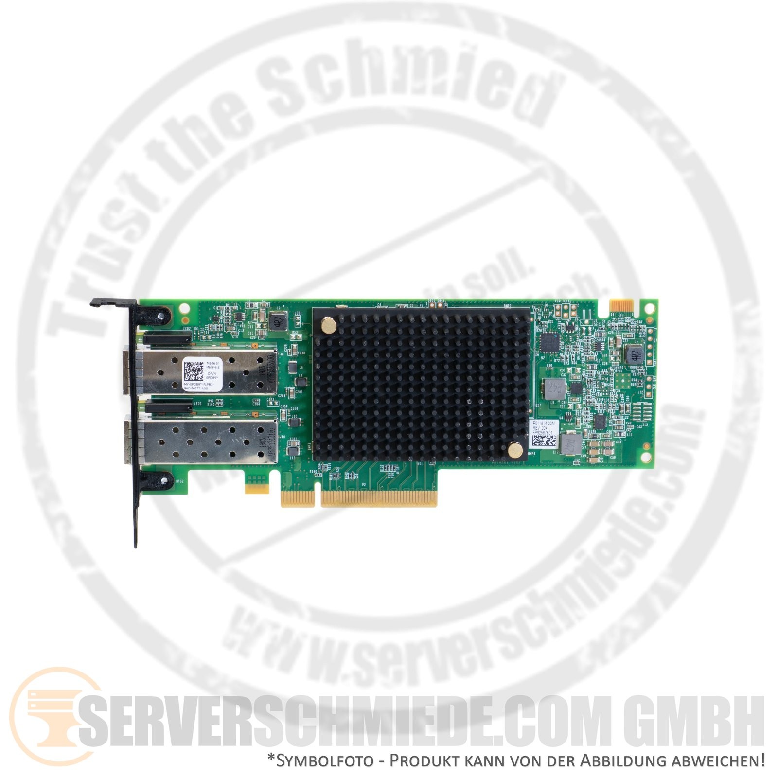 Dell 2x 32Gb FC LPe35002 PCIe x8 Fibre Channel Controller HBA 0PD89Y
