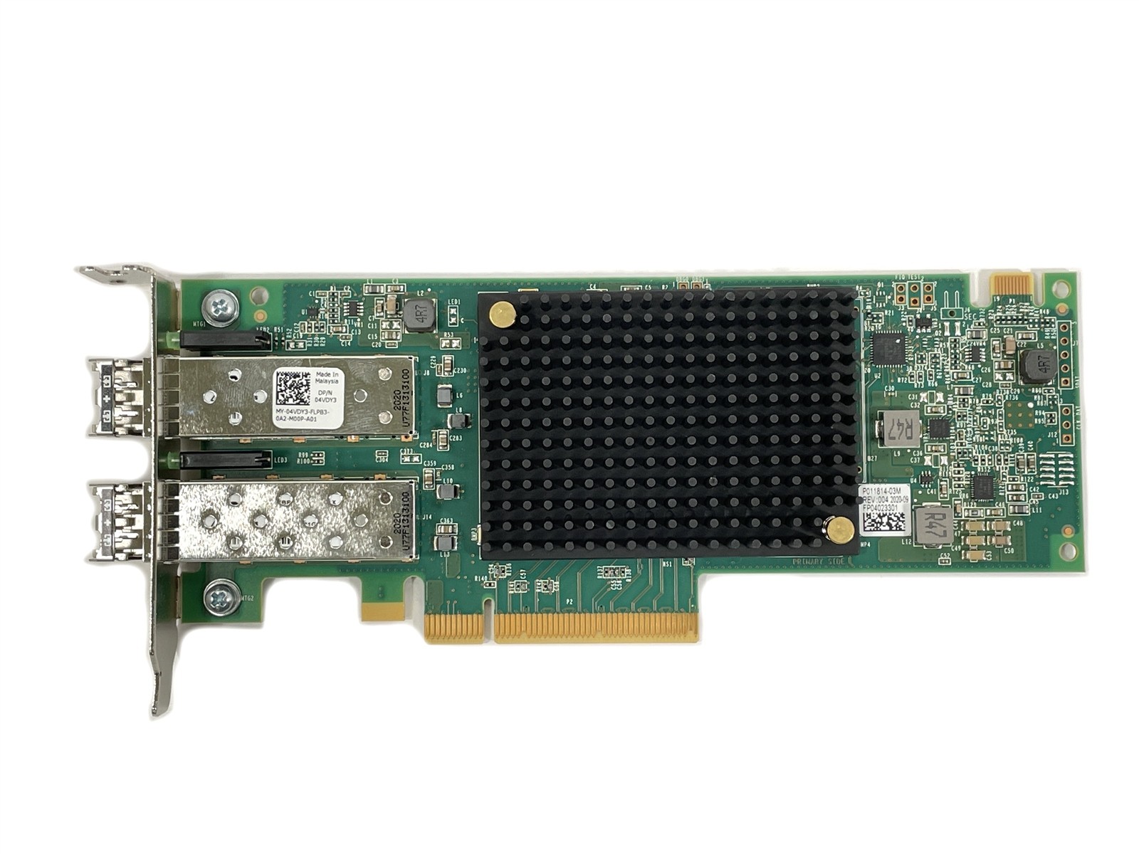 Dell Emulex LPE35002 32Gb 2-Port Fiber Channel HBA 4VDY3 Low Profile