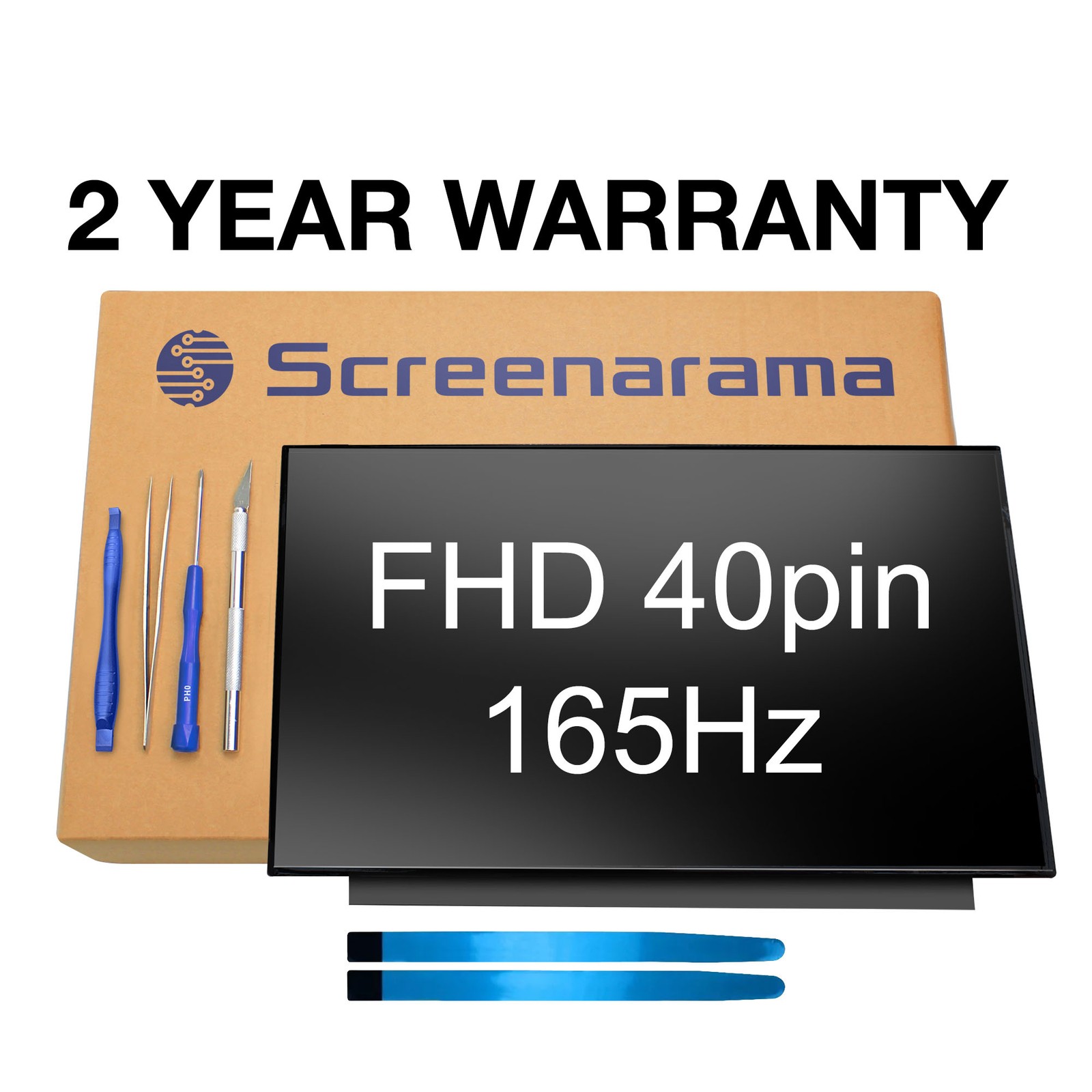 BOE NE156FHM-NXA V18.0 165Hz FHD IPS Matte LCD Screen + Tools SCREENARAMA *FAST