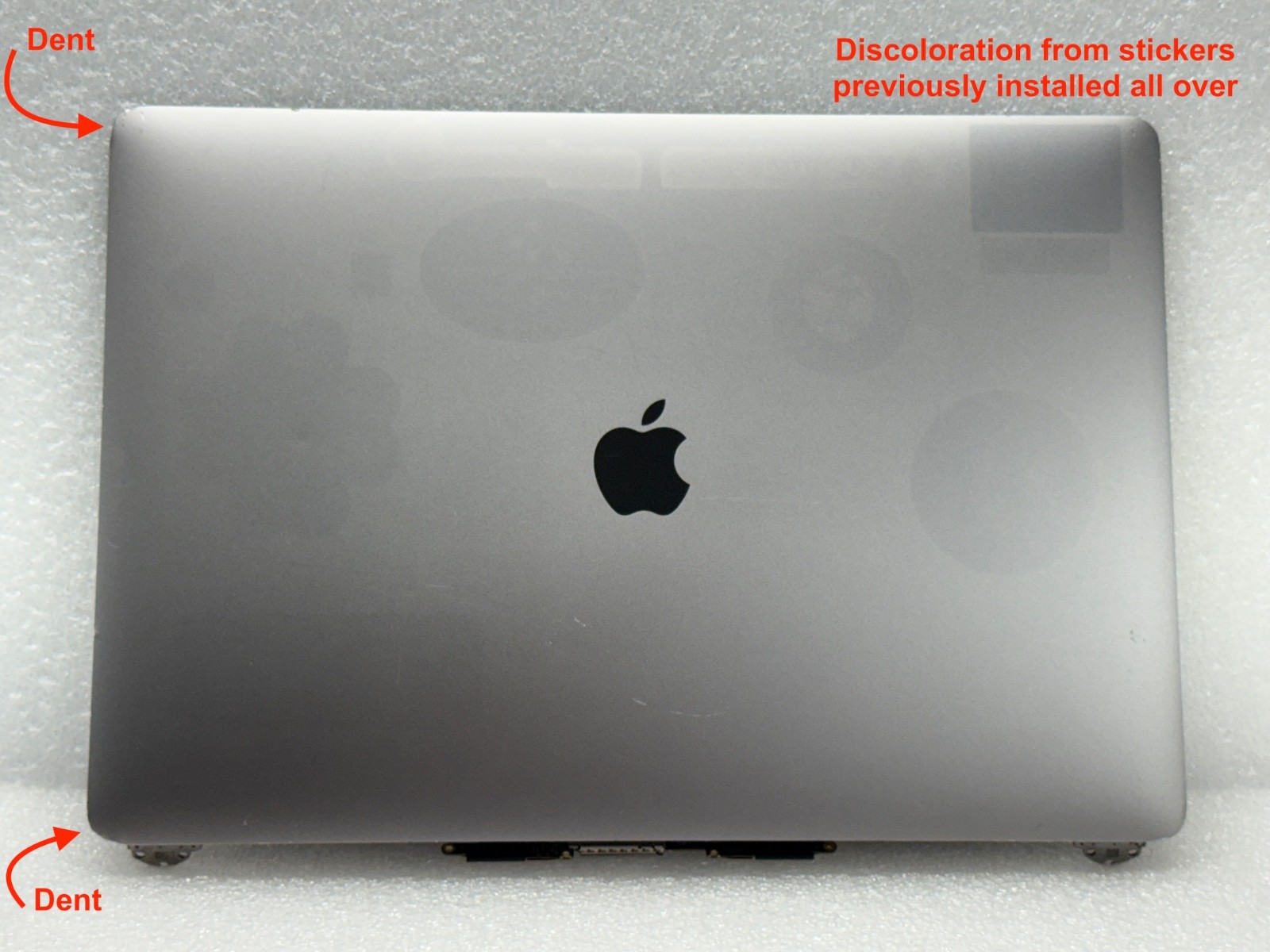 Genuine Apple LCD Screen Assembly 15″ MacBook Pro A1990 2018 2019 – Space Gray