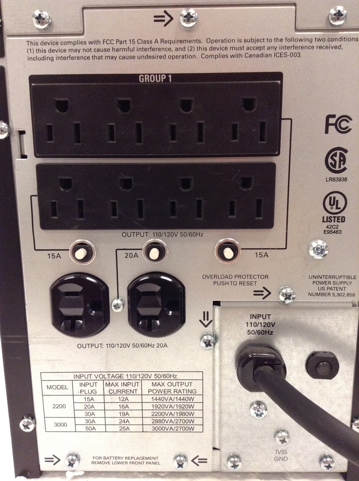APC Smart-2200 Tower Uninterruptible Power Supply SMT2200 No Batteries FREE SHIP