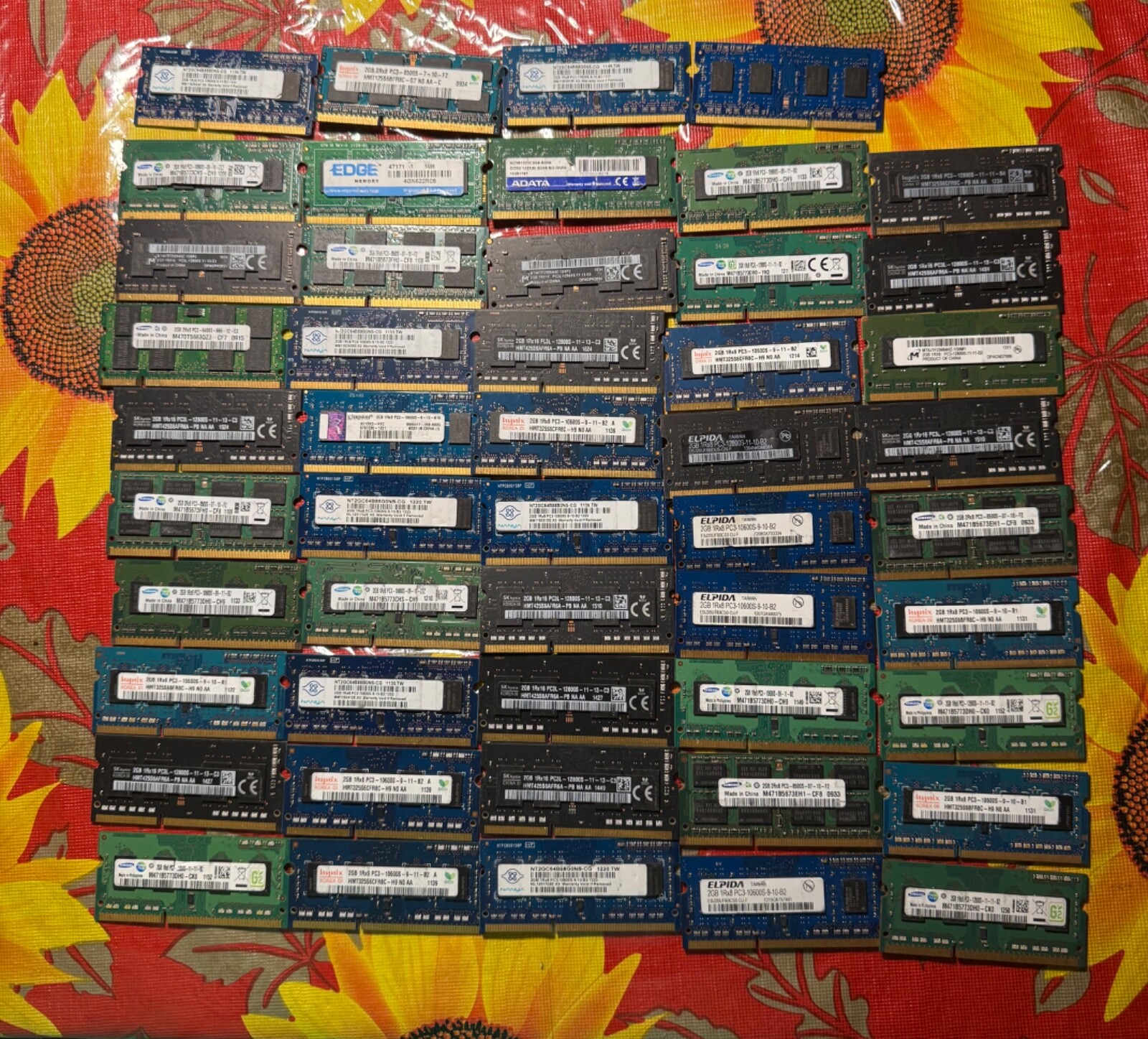 Lote The RAM 1 GB 2 GB 512 MB 256 MB All Different
