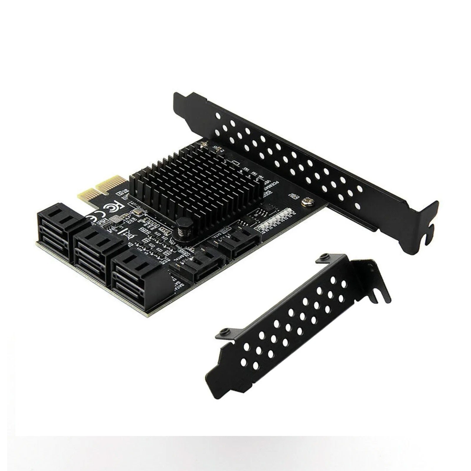 8-Port SATA 3.0 PCI Express Expansion Card PCI-E Controller 6G Adapter for HDDWc