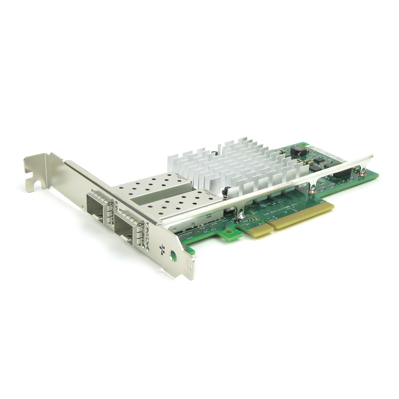 HP 560SFP+ Intel X520-DA2 Dual-Port 10GB SFP+ PCIe 2.0 x8 NIC Full Height Brackt