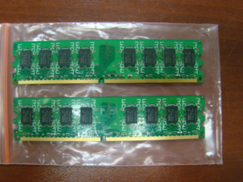 Brand 4GB 2X2GB DDR2 2RX8 PC2-6400U 800MHz 240PIN DIMM Intel RAM Desktop memory